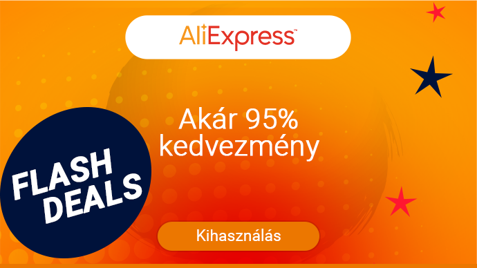 AliExpress - akár 95% kedvezmény