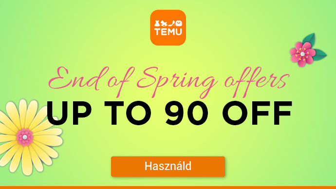 TEMU - Spring Sale akár -90%