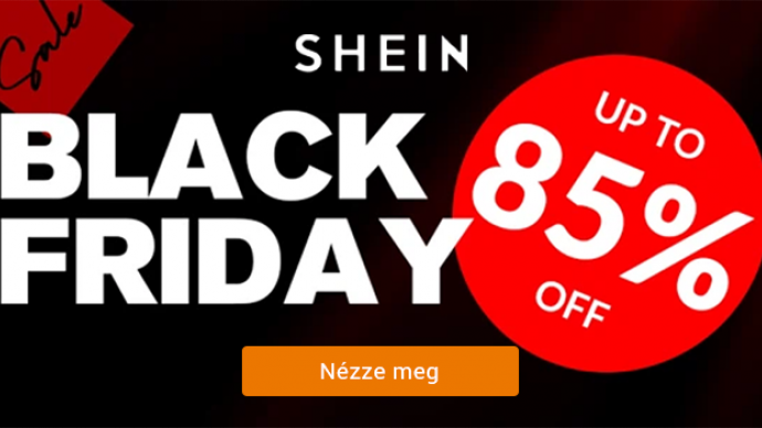 Shein - Black Friday -85%